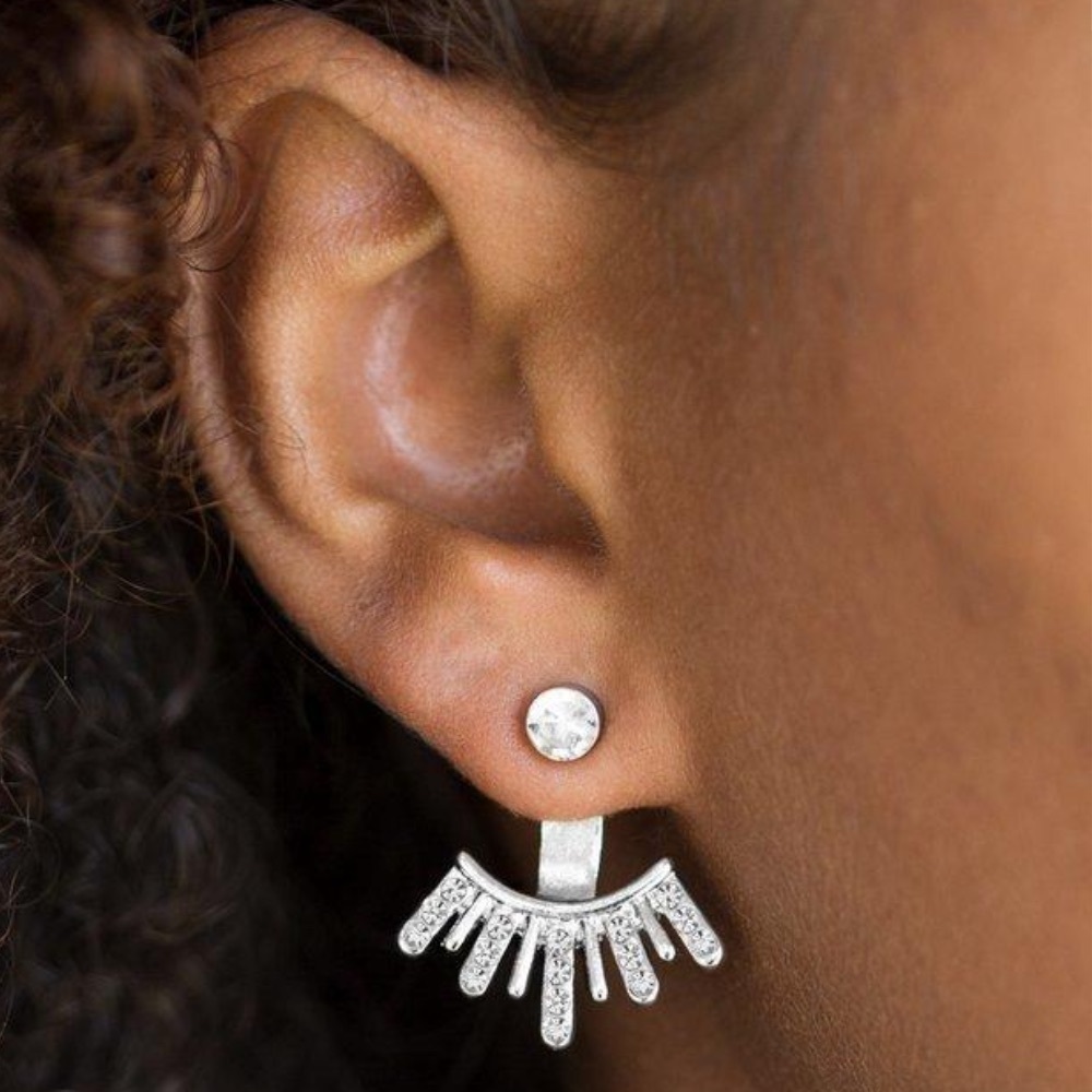 Bundle of Three Pairs of Quality Costume Silver Earrings See Photos & Read Below - Picture 3 of 6